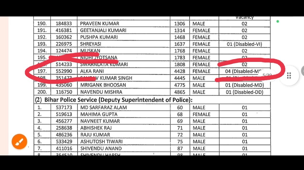 loveena_joshi06's tweet photo. DD में Medical और MD Category में SDM, कब तक BPSC कब तक? 
ALKA RANI (BPSC Topper) ka medical hua DD se aur selection hua hai Multiple Disability se itna change kaise hogaya ekdum...
https://t.co/x3mRXgpgxH
See the reference video: https://t.co/FaDGRrAnrx