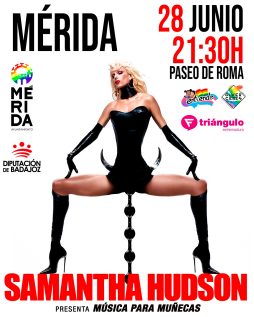 ExtremaduraAI's tweet photo. Y despues
FIESTA ORGULLO REGIONAL LGTBIQ+. 
Actuaciones: #SamanthaHudson y @SorayaArnelas  Animación DJ
📍Mérida,Paseo de Roma
🕖 21h 30´
Organiza: @ayto_merida  y @DipdeBadajoz https://t.co/miVoR4CZhG