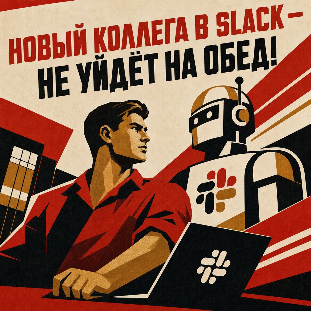 TopVS999's tweet photo. Anthropic встроила Claude прямо в Slack — и это не очередной /slash-бот. Это полноценный участник канала с именем, контекстом и задачами. Тегаешь его в треде — он берёт задачу и работает сам, несколько дней, подключается к репозиториям, разбивает на этапы, отчитывается. 🔥

Карпаты называет это третьим крупным редизайном UX в истории LLM: чат → голос → агент как член команды. И он прав. Мы переходим от «спроси у нейросети» к «поставь задачу и иди пить кофе». Claude ещё и контекст канала запоминает — и напоминает о задачах, которые вы сами забыли. 💰

ИИ перестаёт быть инструментом, к которому ты идёшь. Он приходит туда, где ты уже работаешь. Пока research preview — но направление очевидно. 🚀

#ИИ #Claude #Anthropic #Slack #Агенты

👉 https://t.co/rHX14abeiD