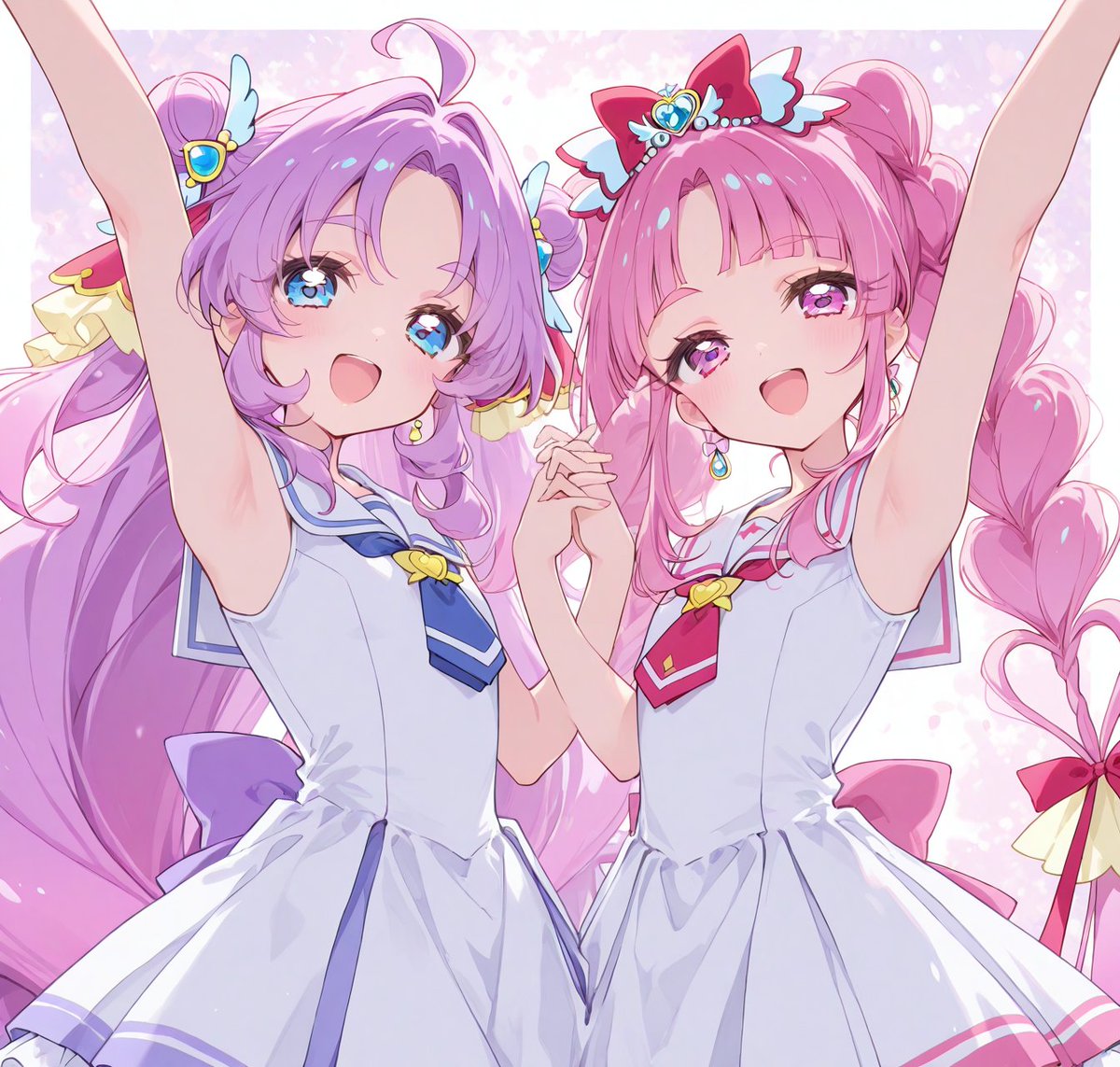 eikologos's tweet photo. リポストのおまけ白セーラー

プリキュアは隙あらば腋を見せようとする的なコメントどっかで見て吹いた🤣 https://t.co/EOdSRUUF40