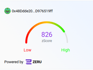 0xcrypto247's tweet photo. Mỗi ngày 1 giao dịch trên @base cho tới khi TGE 

Hiện tại Basescan mới cập nhật mục Cards có đánh giá điểm uy tín zScore 

Anh em vào check xem mình được bao nhiêu điểm? https://t.co/pbbVMUzk01