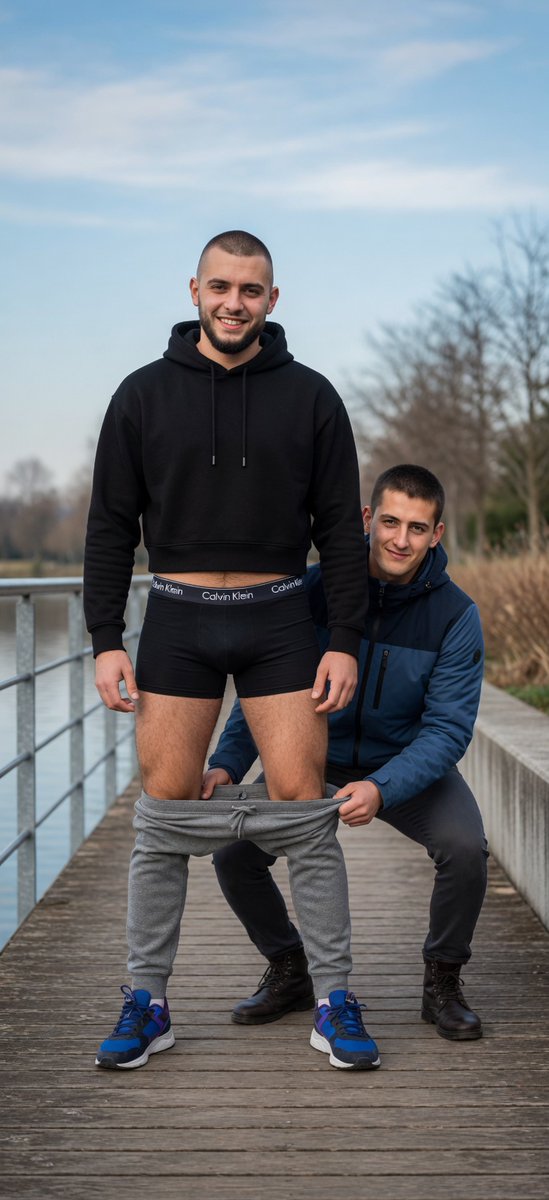 pantsyanker's tweet photo. Generated with Grok #pantsing #pantsed #stripped #enm #cmnm #kegged #debagged #dacked #exposed #humiliated @NauticalPantBoy https://t.co/85sRr8K1xo