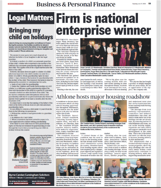 Hardwareassoc's tweet photo. Delighted to see our recent Housing Roadshow – Unlocking Housing Opportunities 2026  - featured in the Westmeath Independent.
https://t.co/la5IGaRMNg
Thank you to all to all who joined us and watch this space for updates on future events!
#housing #hai #roadshow #westmeath https://t.co/pKceTJbDAX