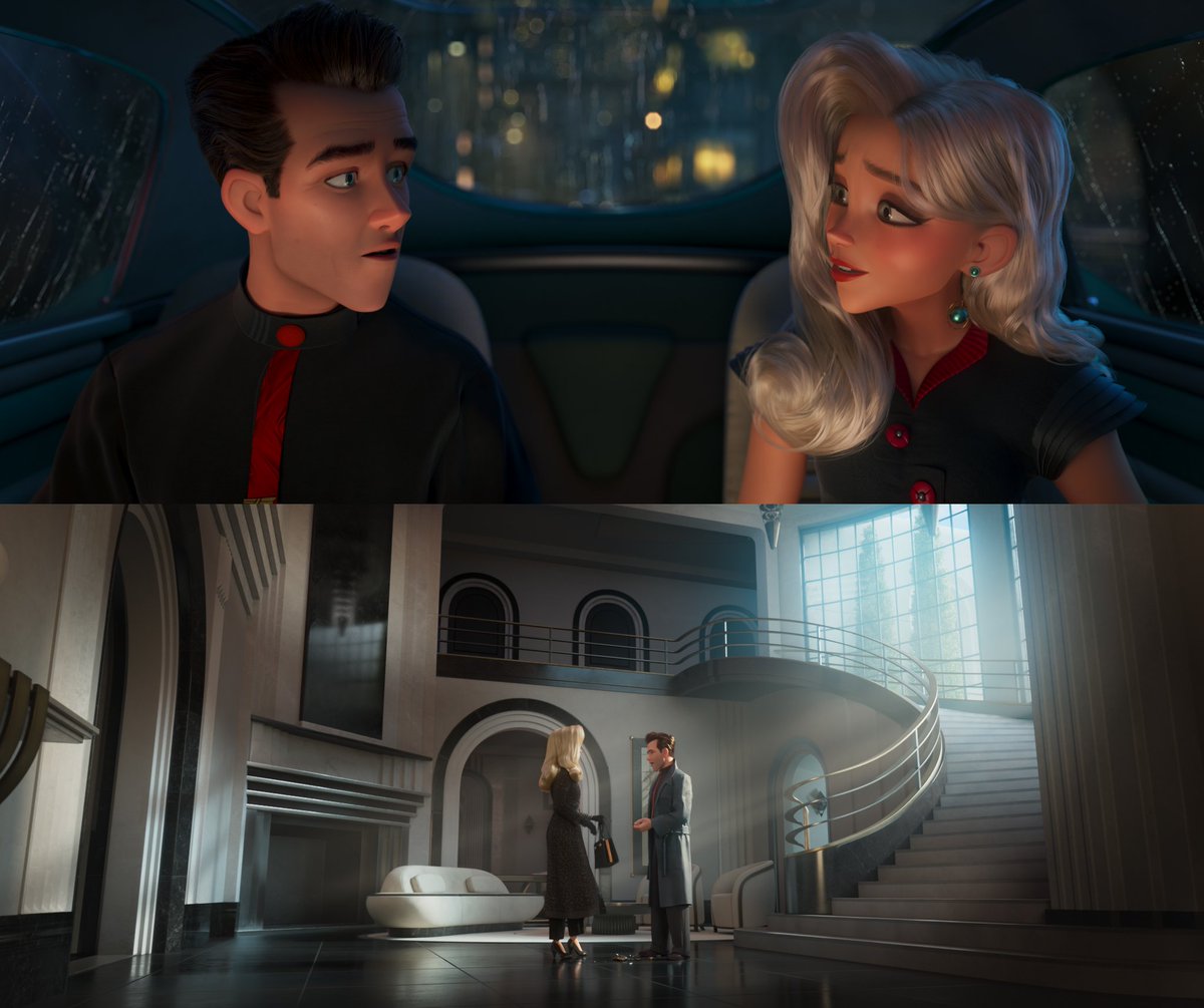 NetflixAnime's tweet photo. Sam Rockwell is private investigator Raymond Gunn.
Scarlett Johansson is multimedia star Venus Nova.

Ray Gunn, a new retrofuturist animated adventure from writer-director Brad Bird, premieres December 18 on Netflix. https://t.co/DsQlFzFcow