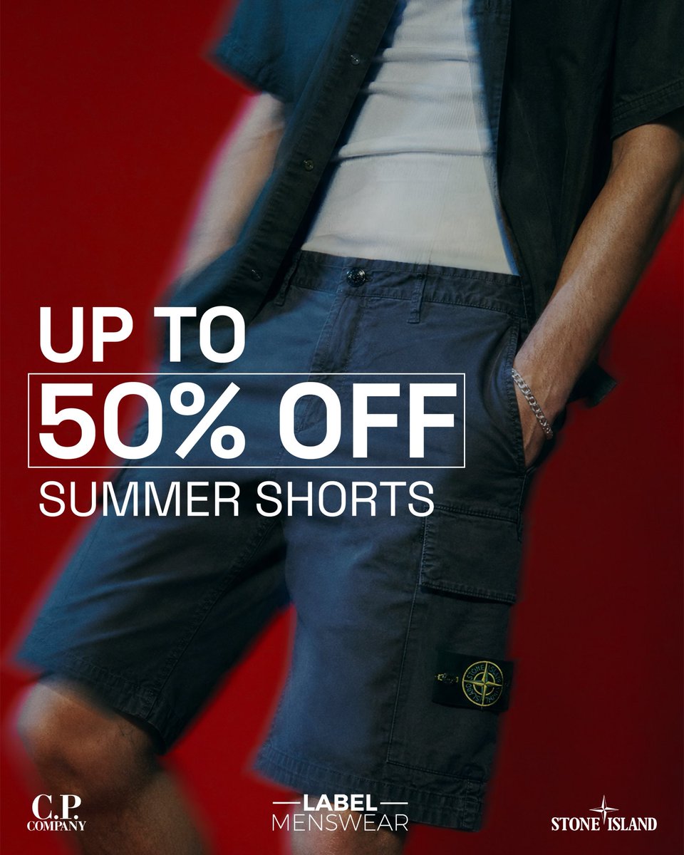LABELMENSWEAR's tweet photo. Up to 50% off shorts 🤝 https://t.co/CioNZjLAeX