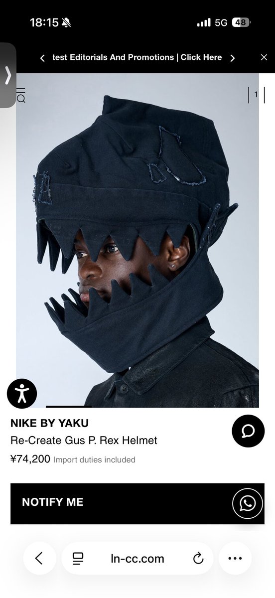 oweotw's tweet photo. なぜか日本で話題にならない神プロダクト
 NIKE BY YAKU https://t.co/h0xz8wt5IC