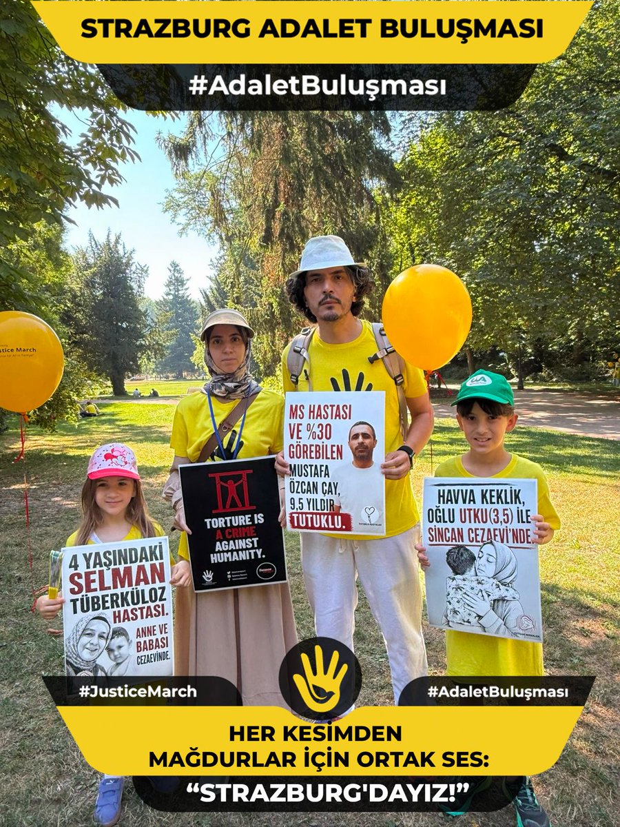 Hapisedilenler's tweet photo. 4 yaşındaki Selman, 3 yıldır dirençli tüberkülozla mücadele ediyor. En çok ilgi ve şefkate ihtiyaç duyduğu bu dönemde yalnız kalan Selman’ın annesine ve babasına kavuşması gerekmektedir. Selman için binlerce kişi Strazburg’da AİHM önünde toplandı.

#AdaletBuluşması
#JusticeMarch 
#KademeyeHayatiAdım #çarşamba