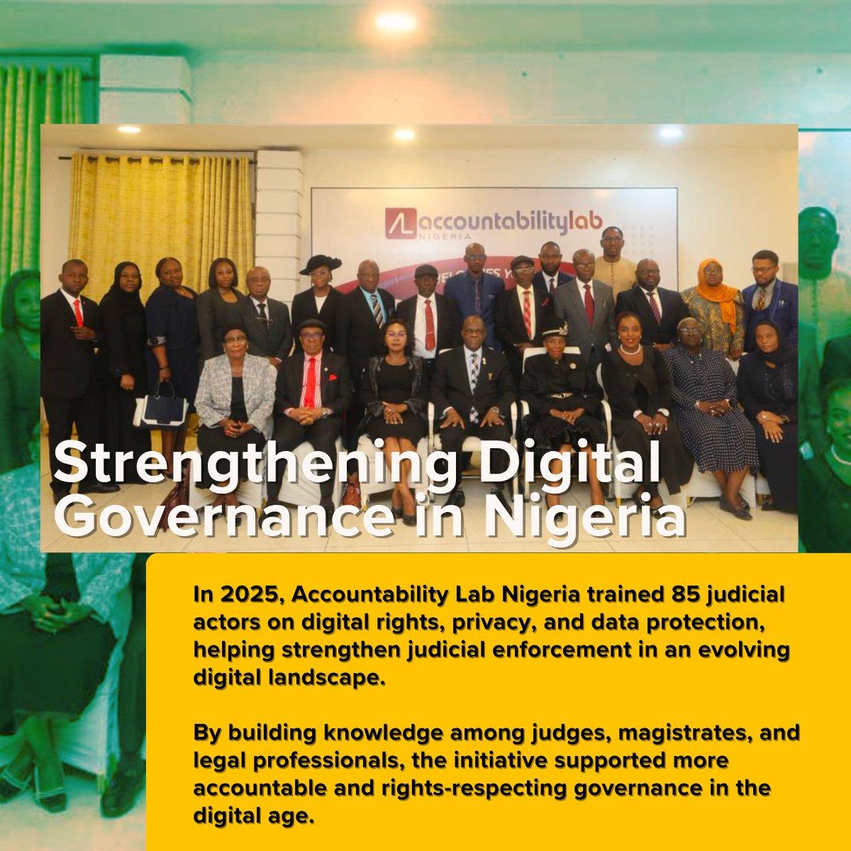 AccountLab's tweet photo. Strong public institutions are built by people committed to serving others.

@UN #PublicServiceDay gives us another reason to recognize public servants across our network who are helping to make governance more responsive, accountable, and effective – from strengthening judicial capacity in Nigeria to supporting public-sector innovation in Pakistan to advancing inclusive local governance in Nepal.

📖 Read more in our 2025 Annual Reports: https://t.co/CssHHvCy5e

@accountlabng  | @accountlabpk | @accountlabnp