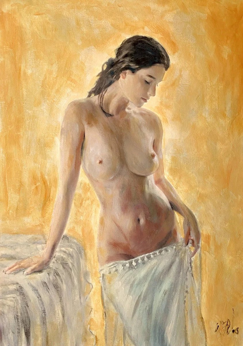 Make_u2_happy's tweet photo. 🎨"The Pose" 
 artist William Oxer. https://t.co/FTBCB90XKz