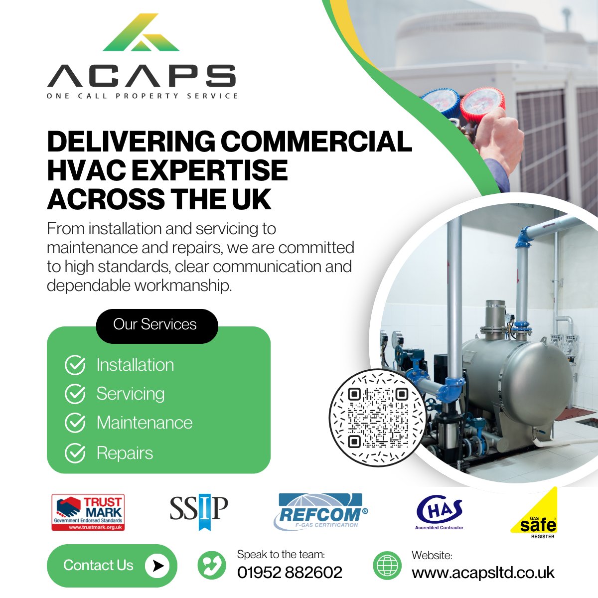 mawebdesign_uk's tweet photo. At ACAPS Ltd, quality service is not an add-on. It is the standard.
Request a quotation via our website 👇
https://t.co/sS35S1WXKJ
#Quickturnaround #waterheater #Heating #Ventilation #Aircon #HVAC @AcapsLtd https://t.co/yWdQ3aYDv4