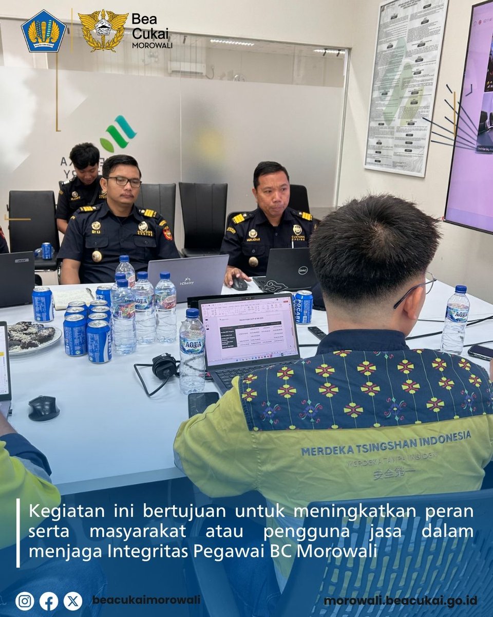 bcmorowali's tweet photo. Integrity Tour dan In Depth Interview Bea Cukai Morowali
PT Merdeka Tsingshan Indonesia dan PT Tsingcheng Technology Indonesia berkesempatan mengikuti kegiatan Integrity Tour bersama Bea Cukai Morowali https://t.co/fPIQzoIYNA https://t.co/xpqnsMKks0