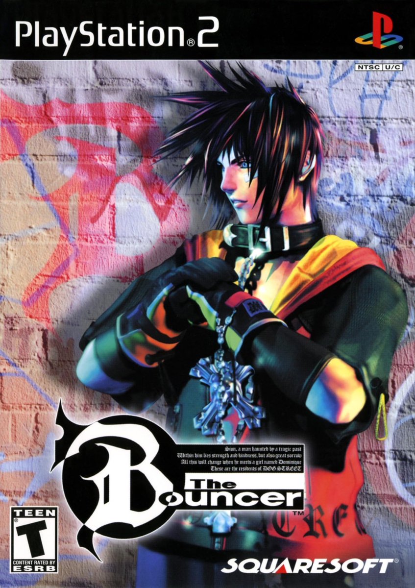 TiffanyEventide's tweet photo. maybe I’m immune to the criticism of “mid games” discussion because one of my favorite games of all time is The Bouncer. 

yeah it’s trash but it’s my favorite ✨trash✨ https://t.co/3i8nhSaVVH