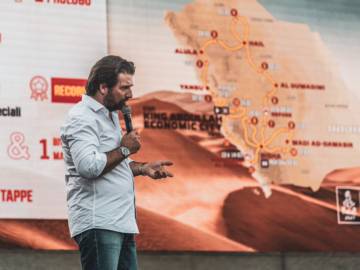 dakar's tweet photo. The Dakar Tour continued its journey with one final stop yesterday in Italy 🇮🇹

As always, plenty of smiles, laughter, great conversations, and shared excitement about the incredible adventure ahead 🙌

The road to Dakar 2027 is getting closer every day 🔜

#Dakar2027 #DakarInSaudi
#DakarTour
