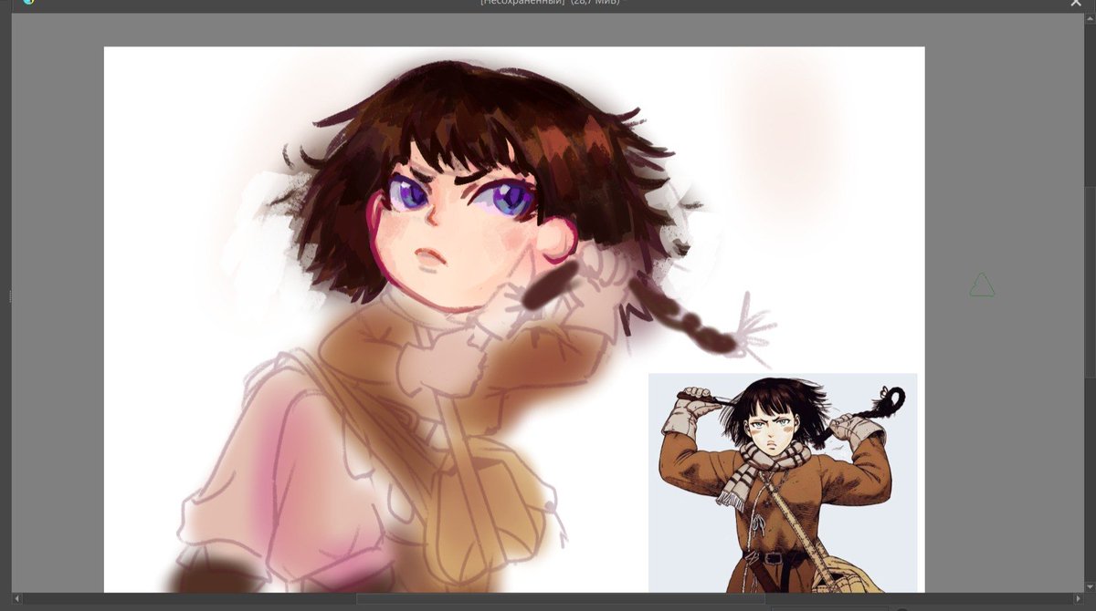 narinderchik's tweet photo. I'm drawing chibi gudrid from #vinland_saga 🦦🦦 https://t.co/ZTPxMmPZgJ