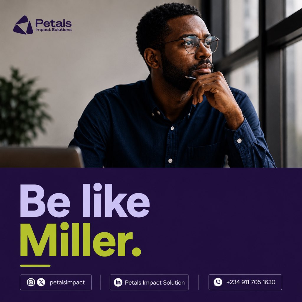 PetalsImpact's tweet photo. Miller was successful.

That was the problem.

A thread 🧵

He had clients.

Good clients.

The kind many freelancers dream about.

His work was solid.

His reputation was growing.

Money was coming in.

From the outside, everything looked great.

People said:

“You’re doing well.”

And they were right.

Miller was doing well.

But something bothered him.

Something most people couldn’t see.

He realized a hard truth.

If he stopped working tomorrow…

everything stopped.

The calls would stop.

The projects would pause.

The money would slow.

The business would freeze.

That troubled him.

Because Miller no longer wanted to just make money.

He wanted more.

Not just bigger projects.

Not just better clients.

Not just higher rates.

He wanted to build something bigger than himself.

Something that could outlive his daily effort.

Something structured.

Something valuable.

Something scalable.

So he came to us.

And we had an honest conversation.

Not about design.

Not about branding.

About the future.

We asked him one question:

“Miller… what exactly are you building?”

Silence.

Then clarity.

He wasn’t trying to remain a freelancer.

He was trying to build an empire.

That changed everything.

We helped him formalize the business.

Choose the right structure.

Protect his brand.

Strengthen credibility.

Build a foundation.

But what impressed us most wasn’t what he did.

It was what he kept asking after.

“What comes next?”

That question told us everything.

Most founders stop after registration.

Miller didn’t.

He asked about compliance.

Annual filings.

Tax obligations.

Industry requirements.

Governance.

Risk.

He understood something many founders learn too late.

Registration starts a business.

Compliance sustains it.

Today, Miller is no longer hustling.

He is building leverage.

Building systems.

Building enterprise value.

Building something investors can trust.

Something opportunities can find ready.

Some people build careers.

Some build businesses.

The rare ones build institutions.

Be like Miller.
