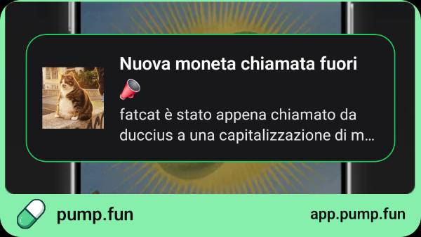 s_qu85's tweet photo. Appena annunciato fatcat a 5,44 USDK mcap. Il mio annuncio recente ha raggiunto 2x! Seguimi sull'app https://t.co/iDZnPA2cbj per ricevere avvisi istantanei: https://t.co/EVYXFIdmek https://t.co/YSujjTzFXc