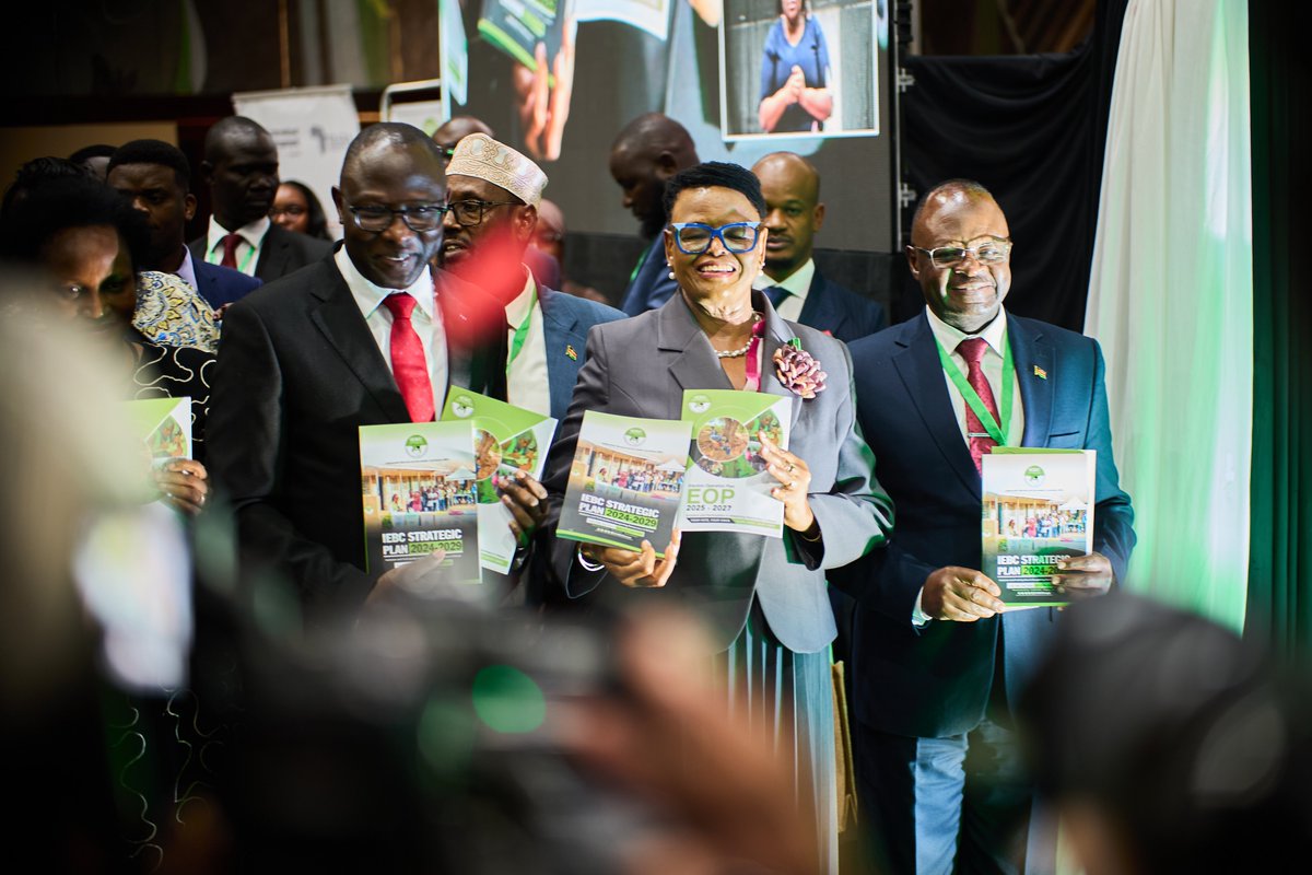 IEBCKenya's tweet photo. We thank our Chief Guest, development partners, political leaders, constitutional commissions, county governments, the diplomatic community, civil society organizations, faith-based organizations, women, youth, persons with disabilities, the media, and all stakeholders gathered here today, as well as those following us from around the world. 

Your presence reaffirms our shared conviction that democracy flourishes when institutions work together, citizens participate actively, leaders act responsibly, and the rule of law prevails.

#IEBCStrategicPlan #KuraYakoSautiYako #DeepeningDemocracy