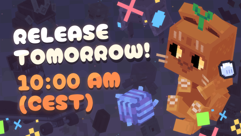 PatTheCatGame's tweet photo. We are so exited to announce that PAT THE CAT will be live on Steam TOMORROW 10:00 (CEST) GET READY! keep calm... and PAT THE CAT! ✨🐈 https://t.co/SZ47xVAMvS