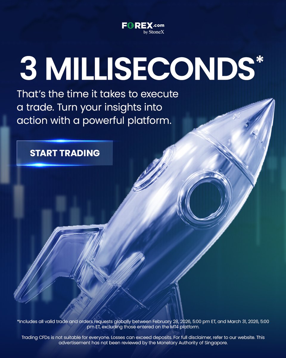 FOREXcomSG's tweet photo. Get the edge you need with https://t.co/vRreClJdBs’s ultra-fast execution and world-class charts.

Experience an award-winning¹, intuitive platform with https://t.co/vRreClJdBs.

¹‘Best in Class’ for 'Overall' and ‘Trading Platforms’ - https://t.co/CQxHh5U3zZ Annual Awards 2026. Best regulated CFD broker in Singapore - Asia Forex Mentor Preferred by Traders Awards 2025.

Trading CFDs is not suitable for everyone. Losses can exceed deposits. For full disclaimer, refer to our website. This advertisement has not been reviewed by the Monetary Authority of Singapore.