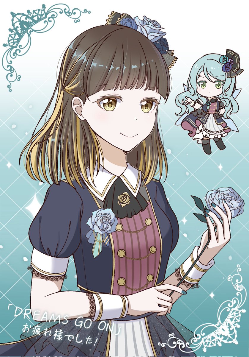 hikawa0718's tweet photo. イラスト紹介していただき、ありがとうございました~✨
くどはるさんの半分金髪と武道館衣装は相性抜群ですね₊⁺♡‌₊⁺
そして、素敵なお写真もありがとうございました！とても嬉しかったです☺️
#くどスタ https://t.co/SsgHvwZbhN