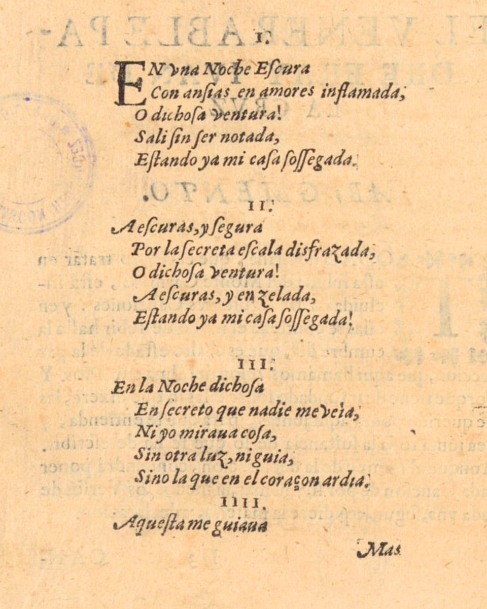 BNE_biblioteca's tweet photo. ✍️«En una noche oscura,
con ansias, en amores inflamada...»

El 24 de junio de 1542 nacía Juan de la Cruz. Su obra, cumbre de la literatura en español, une poesía y mística en algunos de los versos más bellos y perdurables de nuestra lengua.
🔗https://t.co/stvWWbBRTm https://t.co/DURxnUwkTf