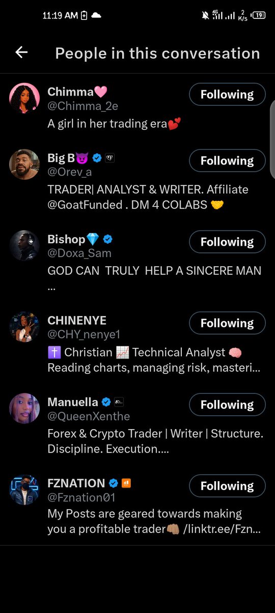 Ediwe_moses's tweet photo. @Fznation01 @QueenXenthe @Doxa_Sam @CHY_nenye1 @Chimma_2e @Orev_a @Only1ChessyKing Have followed all and turned on the notification botton https://t.co/HxgKYJ6Zkl