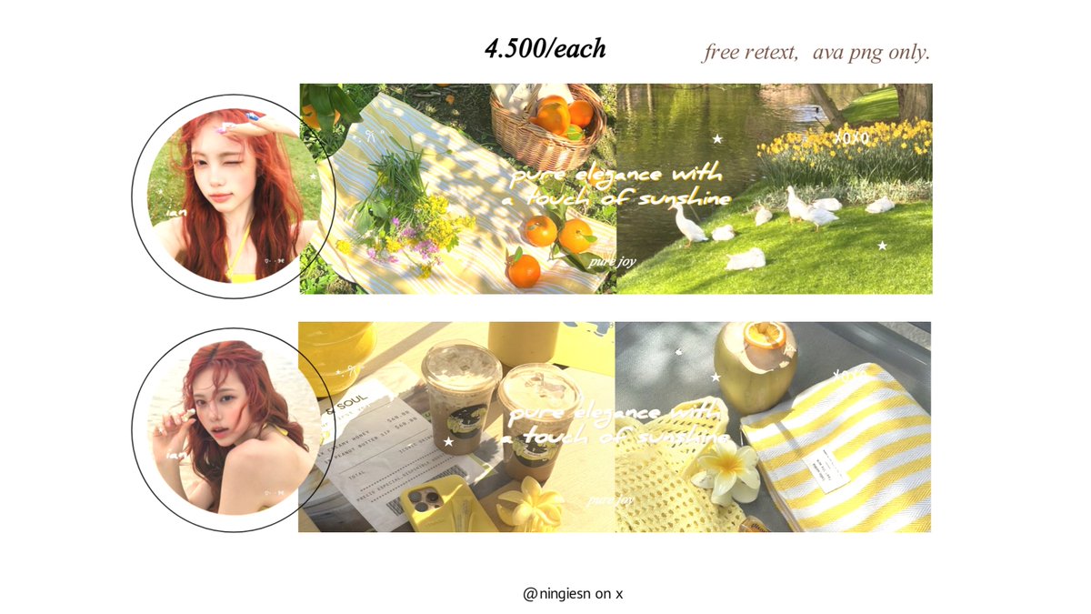 ningiesn's tweet photo. hii help repost yaa, terima kasih 🤎

aku punya layout readystock ian &amp; carmen! pricenya mulai dari 4.500 yaa, all free retext juga. bisa di take sekarang melalui dm 😉🙌🏻
#bealanja https://t.co/Fg55pw7aaK