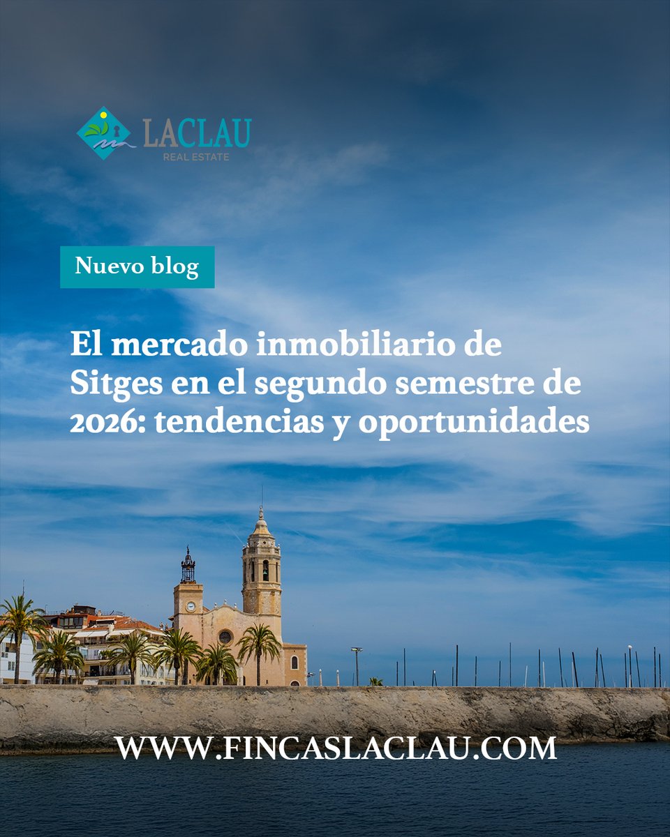 LaClauGroup's tweet photo. 🏡📈 El mercado inmobiliario de #Sitges sigue mostrando una gran fortaleza en 2026.
🌍 Demanda internacional creciente
🏠 Oferta limitada en zonas premium
🌿 Mayor interés por jardines y terrazas

📖 Descubre las tendencias y oportunidades del momento:
🔗 https://t.co/PBmeEUPQIv https://t.co/dL7VxtNHsy