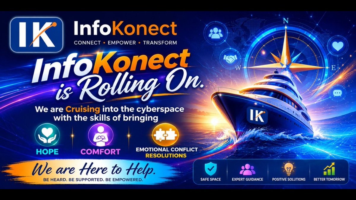 Infospacetalk's tweet photo. Visit the Google Play Store and download the infokonect app,
Get exciting contents and updates on whats happening around you.
We bring friends and family close through conversations geared towards #empowerment #encouragement with our #weeklydigest https://t.co/uKqtfm10fe