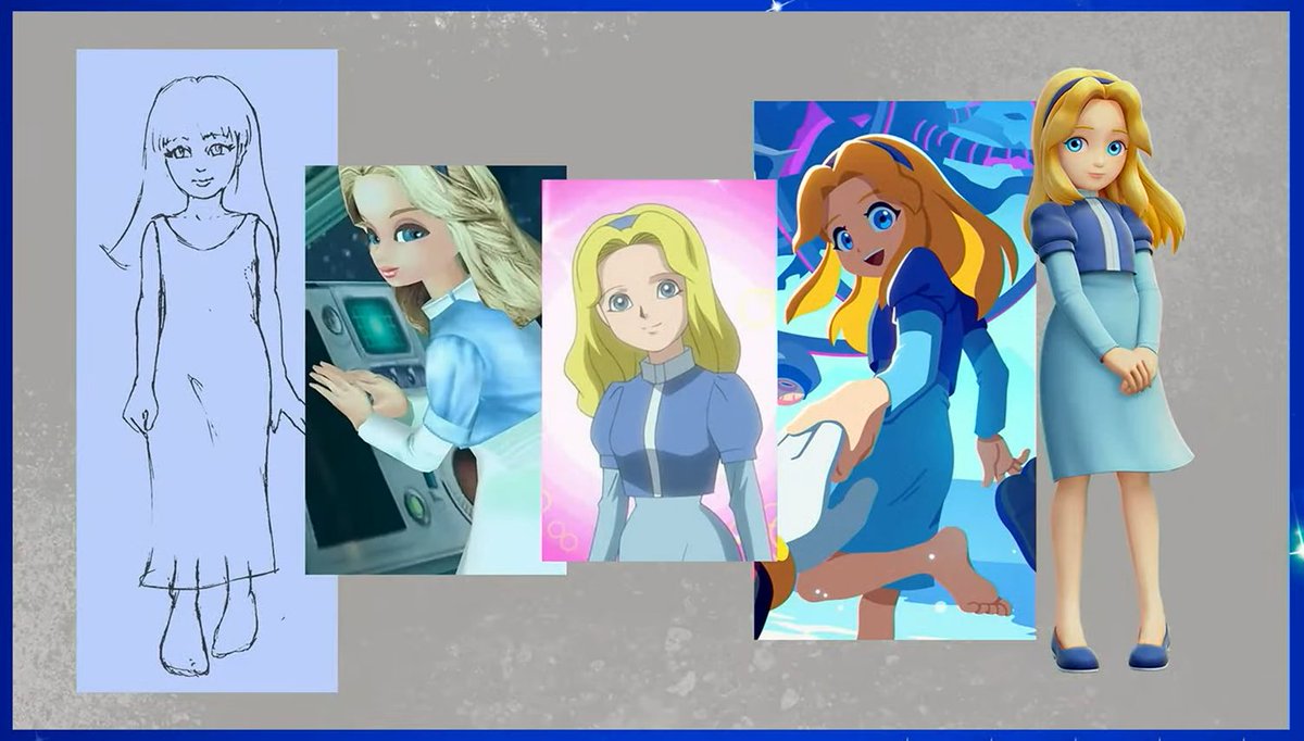Maria artwork through the years! We get to see a early look at her 