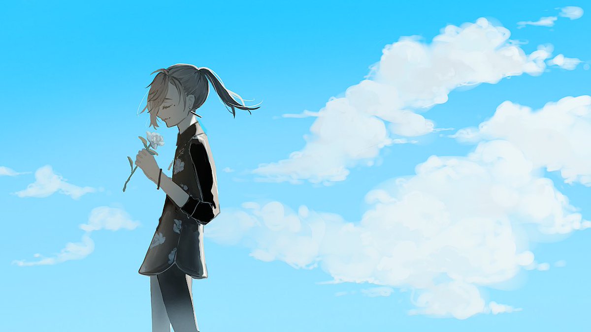 ennfanart's tweet photo. ちょっとだけ加筆・再掲🪽ライブ楽しみです！
#かな絵 #叶_2ndライブ https://t.co/tuOH4qUCJ1