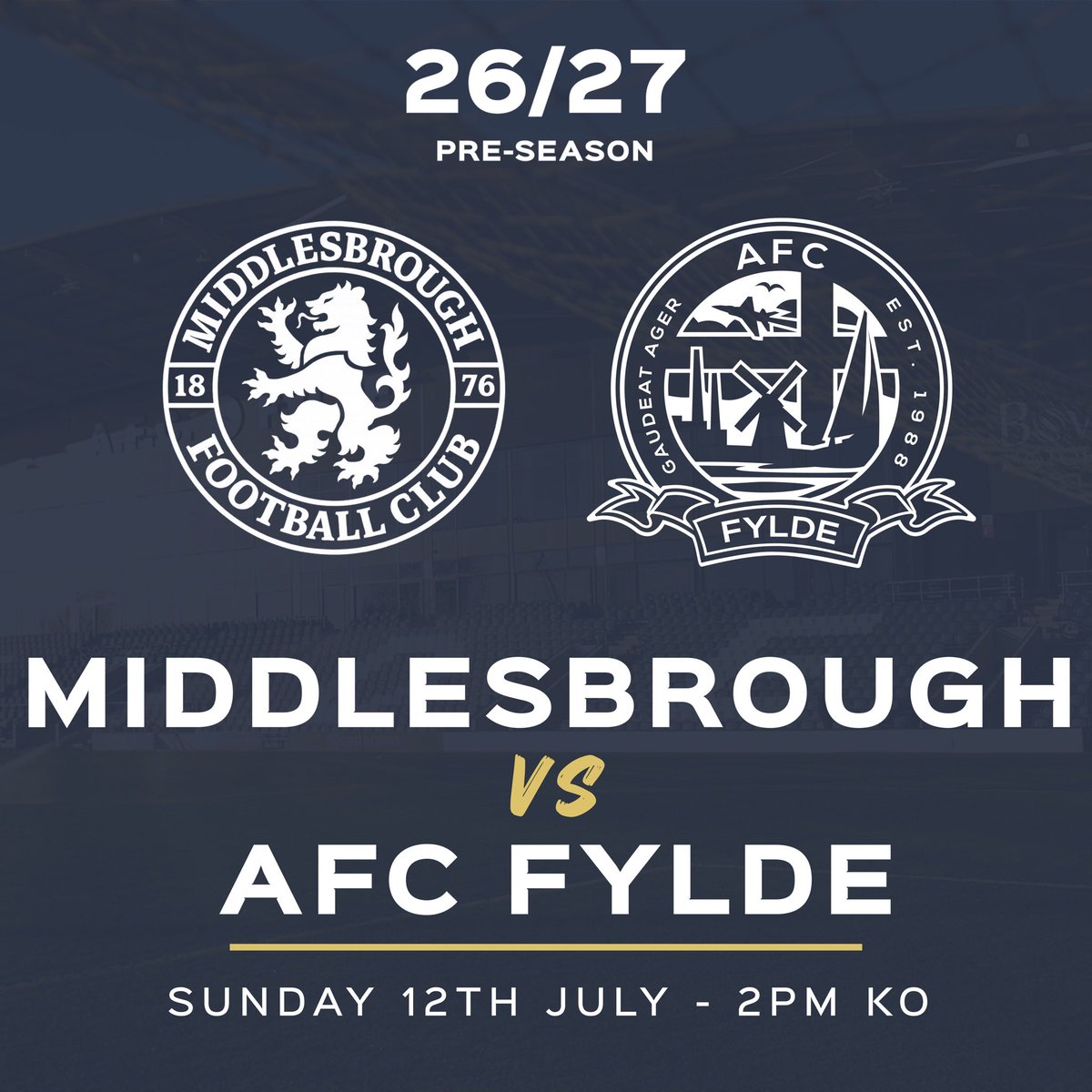 FyldeWomenFC's tweet photo. 🤝 AFC Fylde Women will face a trip to last year's FA Cup opponents, Middlesbrough Women, on Sunday 12th July as part of our preparations for the upcoming season 👊

#BornToBeFylde https://t.co/rEC5x5l6kz