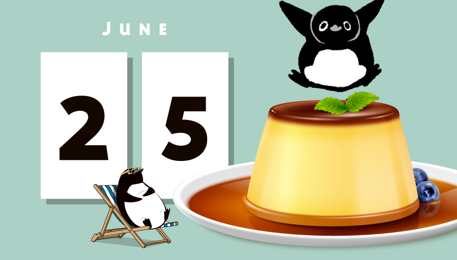 ilovedesk_io's tweet photo. 🐧おはいおございま～す(´Θ`)ゞ

毎月25日は、#プリンの日 です

「プリンを食べると思わずニッコリ」の「ニ（2）ッコ（5）リ」から制定されたそうです。

にっこり～🍮😀🍮😀🍮😀🍮😀🍮😀 https://t.co/E67ZhDFT2M
