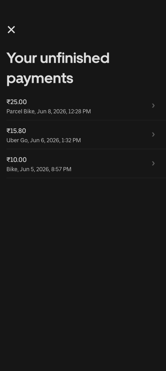 ArnabTBC's tweet photo. @Uber_India, this is absurd. Drivers accept rides, refuse to come unless we pay extra, or completely ignore calls. We cancel because we have no other choice, and Uber responds by fining us.
Stop rewarding bad driver behavior and punishing customers. @UberIN_Support https://t.co/Z93KNvcxXh