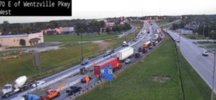 ontimestl's tweet photo. WB 70 heavy Wentzville thru Foristell due to road work in the left lane
#ontimestl #stltraffic @991JOYFM #991joyfm #joyfmstl https://t.co/q3sdmdmvwc
