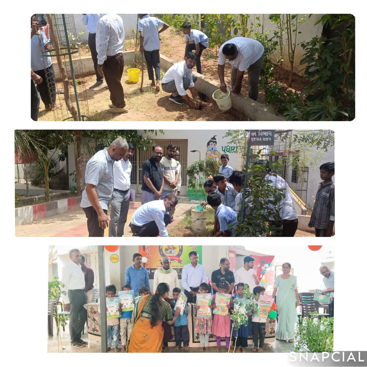 AAMBAHEDIYA's tweet photo. આજ રોજ  બહેડીયા ગામ ખાતે જિલ્લા આયોજન અધિકારી સાહેબ શ્રી પટેલ દ્વારા બહેડિયા પ્રાથમિક શાળા 1 ખાતે પ્રવેશોત્સવ તથા વૃક્ષારોપણ કાર્યક્રમ 🌱📚
 નવા શૈક્ષણિક વર્ષની ઉજવણી નિમિત્તે પ્રવેશોત્સવ કાર્યક્રમનું આયોજન કરવામાં આવ્યું. નવા વિદ્યાર્થીઓનું ઉષ્માભર્યું સ્વાગત કરવામાં આવ્યું. https://t.co/vBDB09nuTc