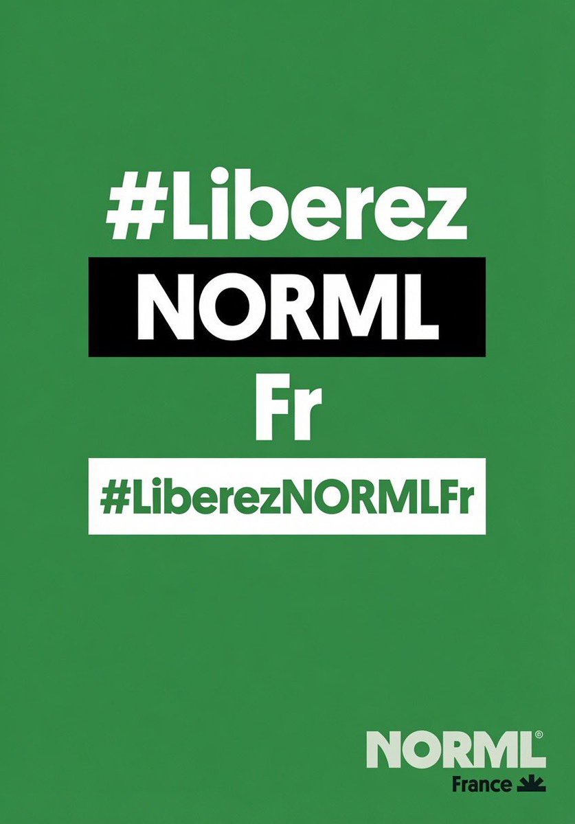 moz_dub's tweet photo. Allo @XFrance ???
Merci de rétablir le compte de @NORMLfr !
On ne bannit pas le progrès des droits humains.
La prohibition du cannabis, ça suffit !
#LiberezNORMLFr
#Légalisation #Cannabis https://t.co/rctyd8rT3A