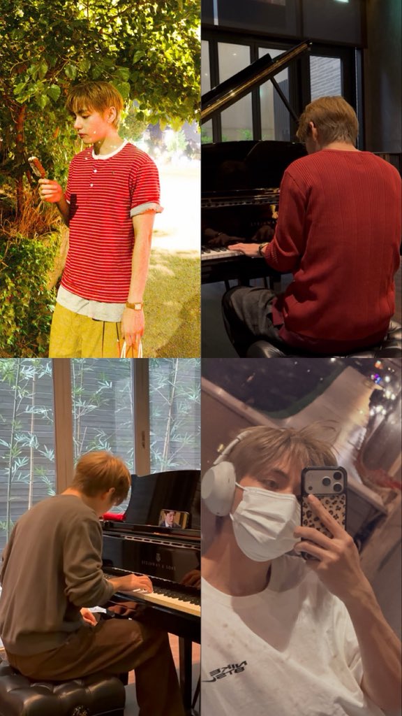 Supbnj's tweet photo. จะไม่ให้ติดยศคุณหนูได้ไงล่ะคะ ว่าง ๆ เล่นเปียโน กินไอติม ถ่ายรูปหน้ากระจกแบ๊ว ๆ น่ารักแบบนี้มิน่า หัวแถวไม่ยอมขยับสักที https://t.co/Hr1wiRjFjK