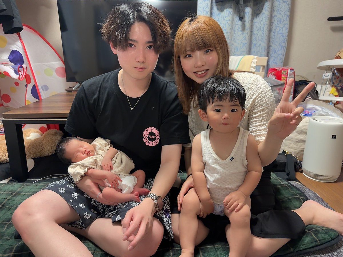 markX10_m's tweet photo. 第2子が無事に産まれました！👶

2026.6.19

これから２児のパパとして頑張っていきます💪 https://t.co/PYdSV4Cl8x