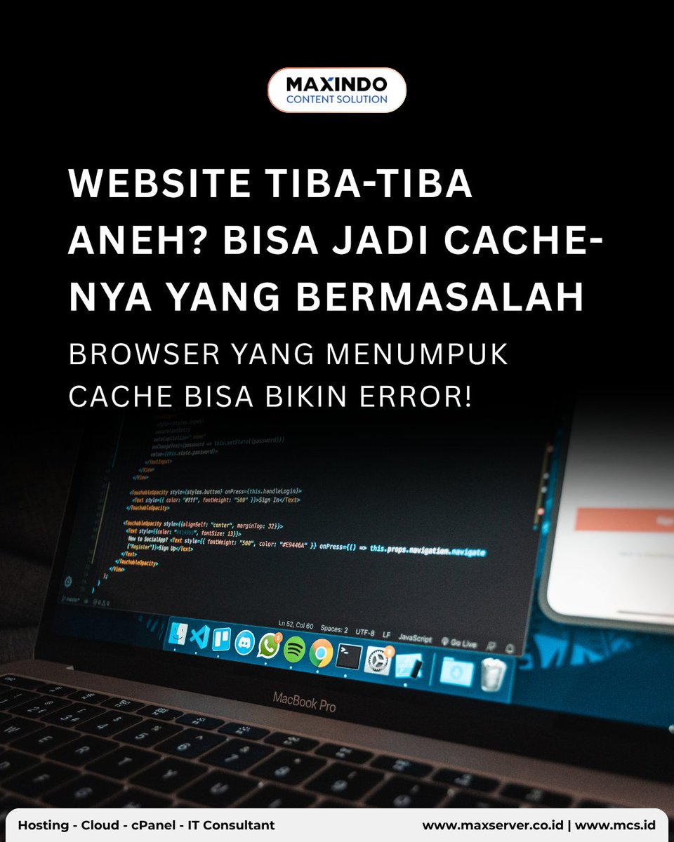 maxindosolution's tweet photo. Website terlihat aneh? Jangan buru-buru salahkan internet atau server.

Kadang masalahnya hanya karena browser masih menyimpan data lama di cache. Coba clear cache, lalu refresh halaman. Bisa jadi masalah langsung teratasi! 

#Rabu #cache #Internet #Domain #Cybersecurity #website https://t.co/2CcdJ3N9L1