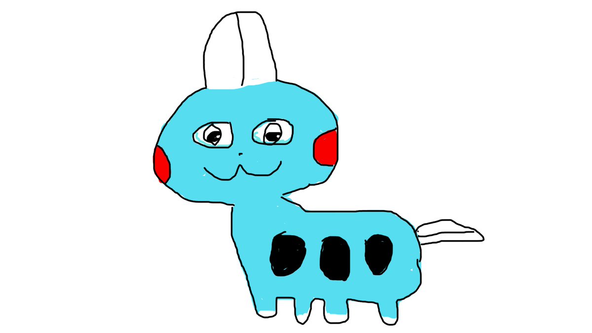dejidejii's tweet photo. てことで配信で今日描いたのはこちらのミズゴロウでございます！！
何か所か覚えてない部分はあったけど結構可愛く描けましたね♪ #きまより https://t.co/xrnq3HHoXH