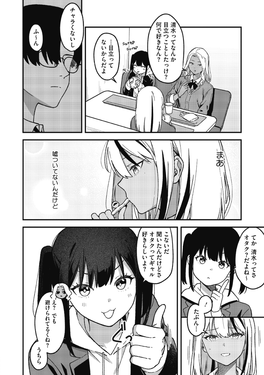 たたきた先生
《オタクに優しいギャルとギャルに冷たいオタク》
コミックメガストア Vol.23

(2/2) 
