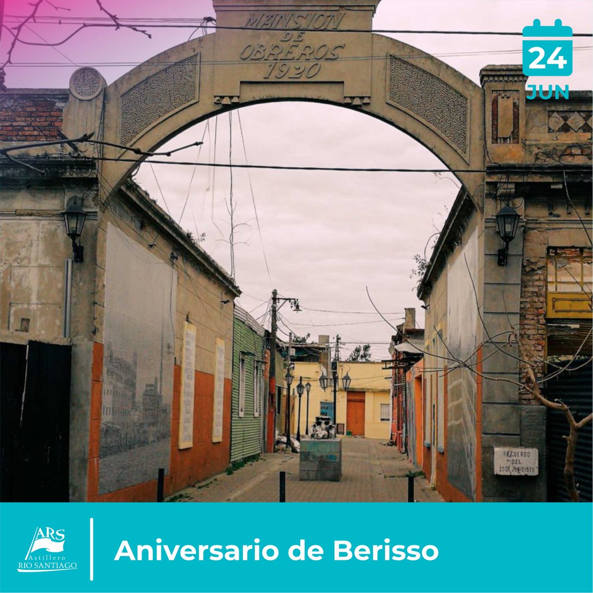 astilleroARS's tweet photo. Saludamos a Berisso en el 155º aniversario de su fundación. 
Forjada por inmigrantes, ha consolidado su crecimiento en base al trabajo y la cultura. Ubicada estratégicamente a orillas del Río de La Plata, es un destino logístico indispensable para el comercio fluvio-marítimo. https://t.co/UP812adN1t
