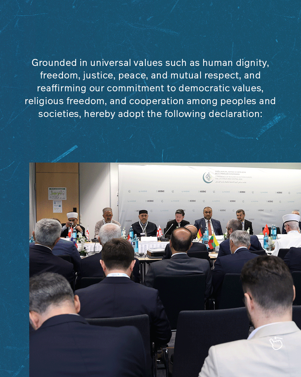 igmgorg's tweet photo. Doğu Avrupa, Kafkasya ve Orta Asya Müslümanları Konferansı’nın deklarasyonu yayınlandı. 

Deklarasyonun tamamını okumak için
🇹🇷 https://t.co/QlOzhDvBkc
🏴󠁧󠁢󠁥󠁮󠁧󠁿 https://t.co/JIbocWaIod
🇸🇦 https://t.co/YnD89zUcCK https://t.co/YbhO9fOUtg