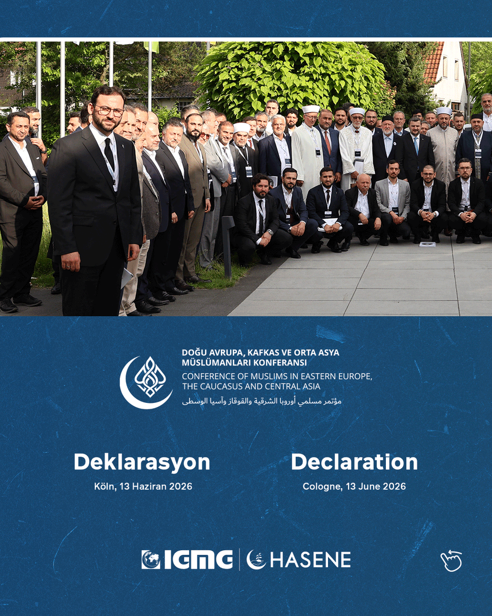 igmgorg's tweet photo. Doğu Avrupa, Kafkasya ve Orta Asya Müslümanları Konferansı’nın deklarasyonu yayınlandı. 

Deklarasyonun tamamını okumak için
🇹🇷 https://t.co/QlOzhDvBkc
🏴󠁧󠁢󠁥󠁮󠁧󠁿 https://t.co/JIbocWaIod
🇸🇦 https://t.co/YnD89zUcCK https://t.co/YbhO9fOUtg
