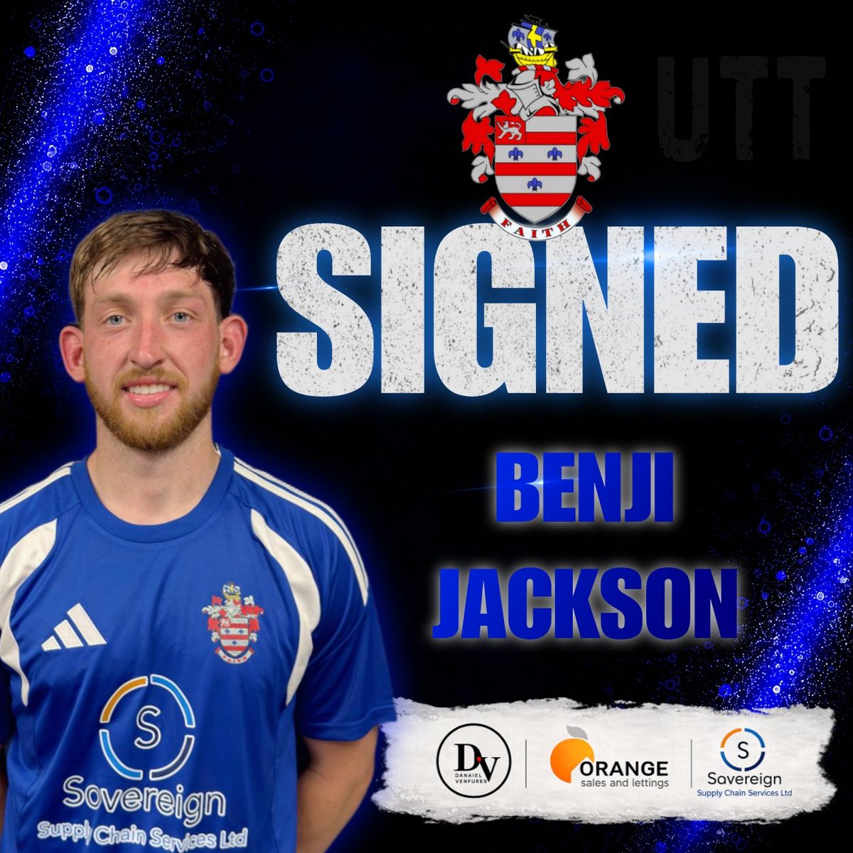 BillinghamTown's tweet photo. BENJI JACKSON - MIDFIELDER

Benji played a key role during a highly successful spell at Esh Winning, helping drive the club from relegation contenders to promotion challengers in a short space of time.

A midfielder who can do it all, Benji combines energy, quality on the ball and a real eye for goal, making him a valuable addition to the squad.

Welcome to the club, Benji!

#UTT