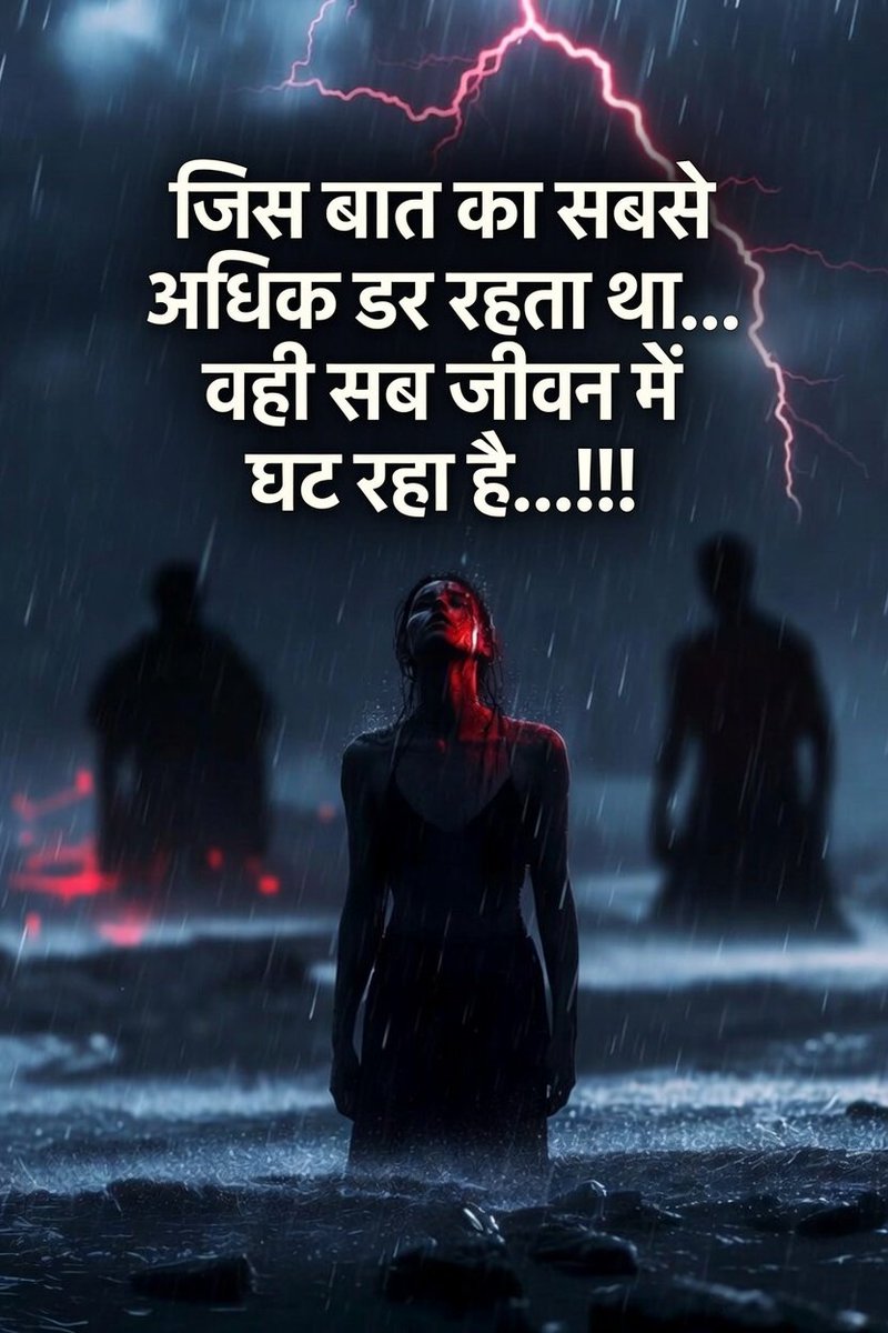 rinkusingh2025's tweet photo. "जिस बात का सबसे अधिक डर रहता था...!
          वही सब जीवन में घट रहा है...!

✨✨✨✨Good Night✨✨✨✨ https://t.co/M2JfHnTP0b
