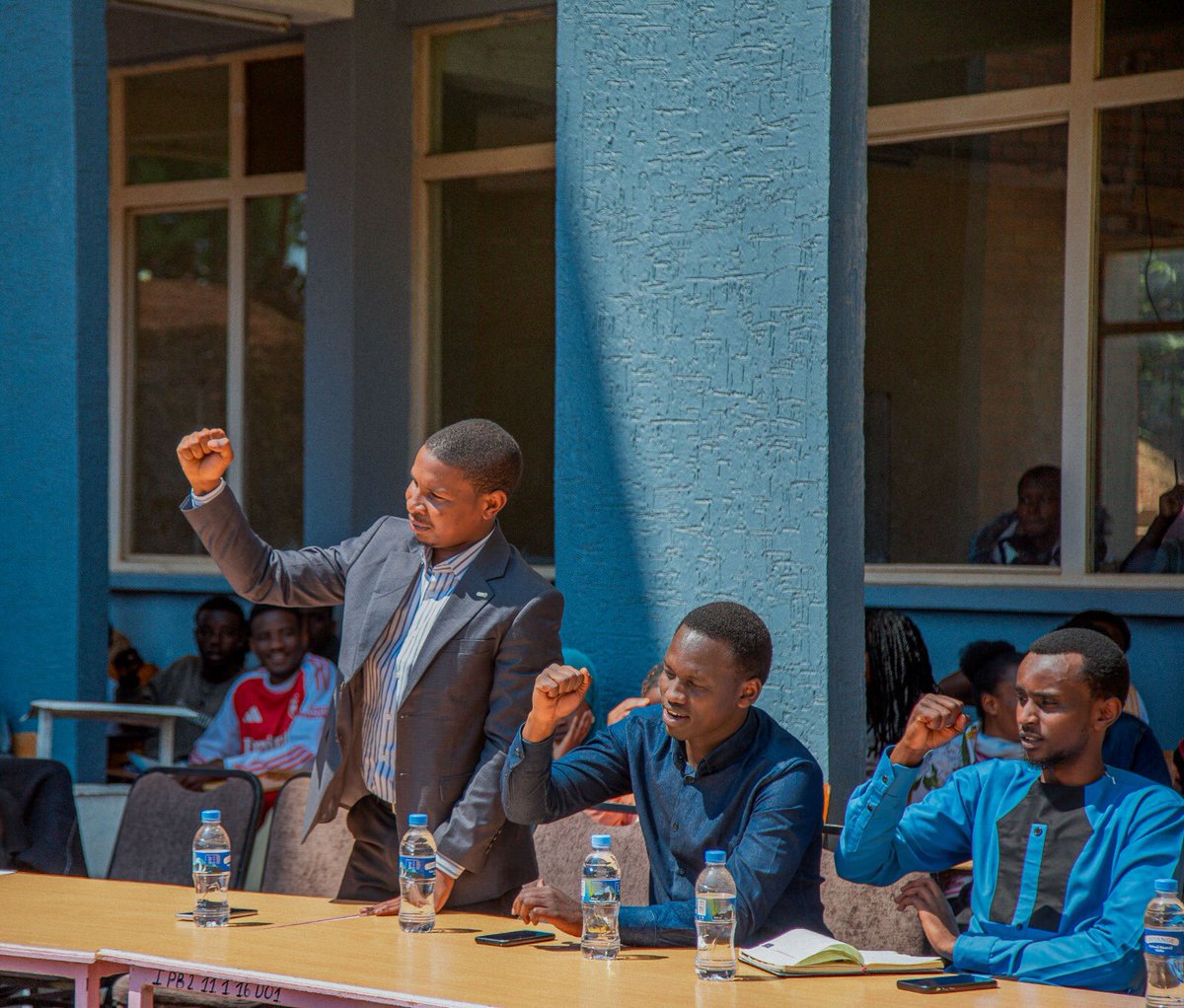 UtabStuUnion's tweet photo. We were honored by the presence of the Executive Secretary of Byumba Sector, the Gicumbi District Police Commander, the Head of RIB in Gicumbi District, and the District Youth Coordinator, whose messages inspired students to become active agents of peace and security. https://t.co/UZJwZa5QRL