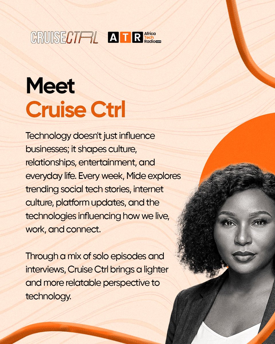 africatechradio's tweet photo. Most people know Africa Tech Radio from the posts they see on social media.

But that’s only part of the story.

Every week, we’re having deeper conversations about technology, AI, startups, innovation, business, culture, and the ideas shaping Africa’s future.

From Tony’s Tech Side and Cruise Ctrl to the Data & AI Gist Podcast and What’s On Your Mind, our shows are designed to help Africans understand not just what’s happening today, but what it means for tomorrow.

Because the future belongs to people who pay attention.

Swipe through to discover the voices, conversations, and insights powering Africa Tech Radio.

🎧 Listen on Spotify, Apple Podcasts, Podbean, or visit https://t.co/7WuHfYigfK

Which show are you checking out first?
👇