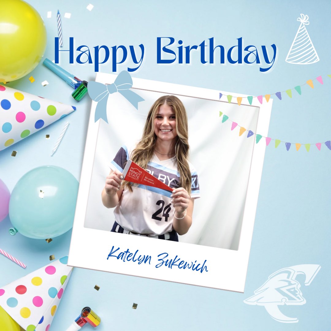SkoTro_Softball's tweet photo. 🎉 Happy Birthday, Katelyn Zukewich! 🥳🥎

Today we’re celebrating one of the toughest competitors to ever wear the blue and white! From recording over 150 career strikeouts to earning All-KJCCC honors, Zuke has left her mark on Trojan Softball in a big way. 💙🔱 https://t.co/CzfCmVbjAS